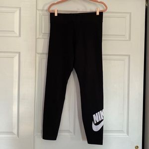 Nike Cotton Black Leggings